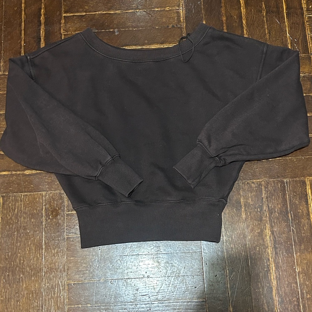 Women's off the shoulder Brown Sweater